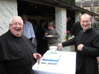 Fr. David Goddard (father) and Fr. Matthew Goddard (son)